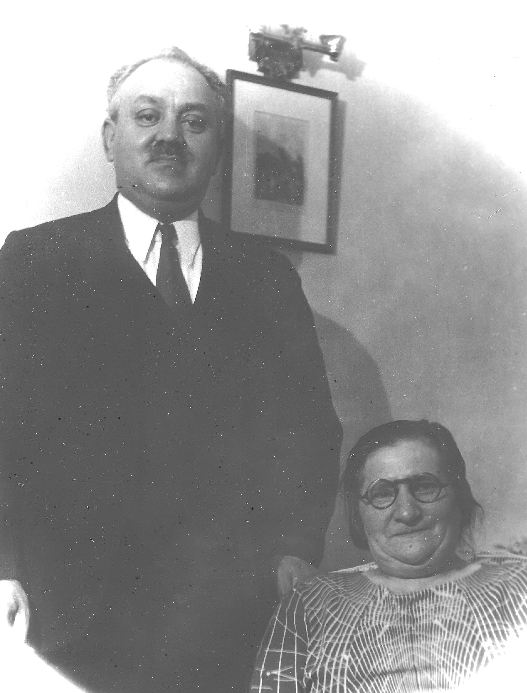 Molly, with partner Abraham Axelrod